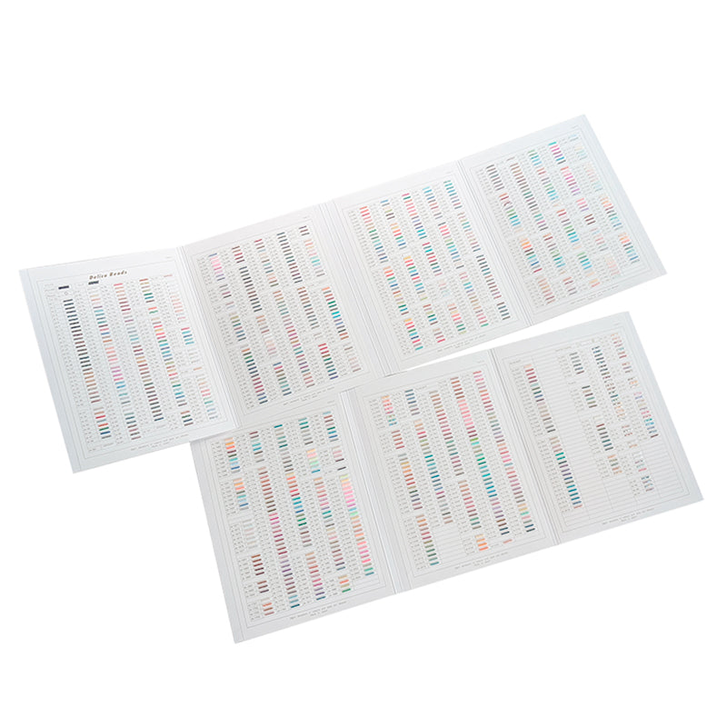 デリカビーズ総合サンプルカード N-2(2冊セット)