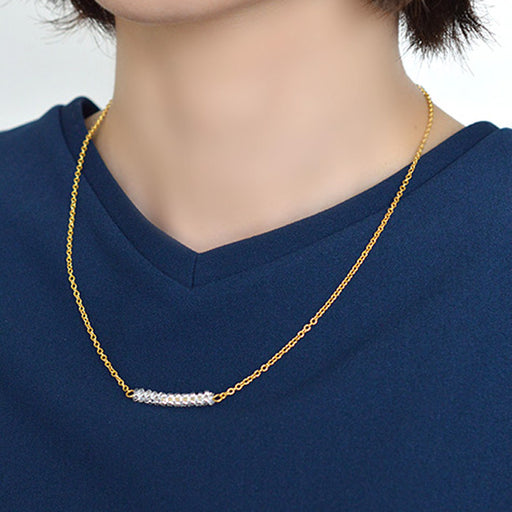 ハンドメイドの材料紹介「「ライトアングルウィーブのネックレス(ショートタイプ)」の材料」