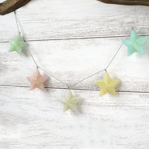 ハンドメイドの材料紹介「「蓄光星モチーフガーランド」の材料」