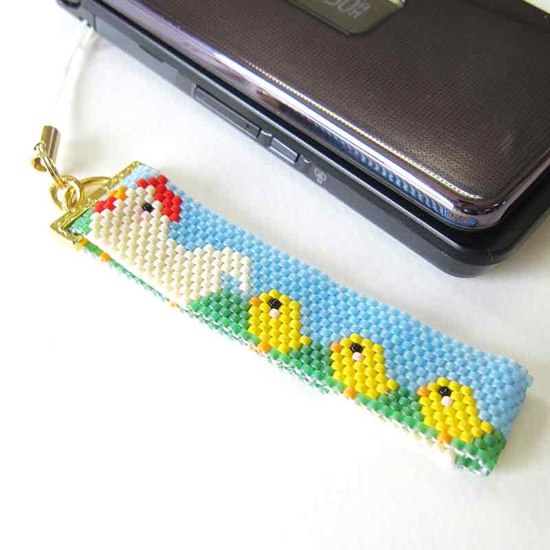 ステッチ・ストラップ(ヒヨコのストラップ)