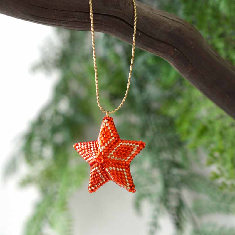 ペヨーテステッチで作るスター