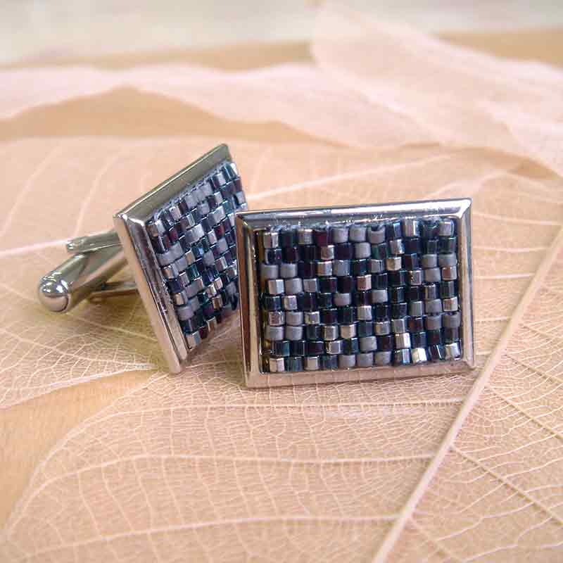 カフスボタン(シルバー)