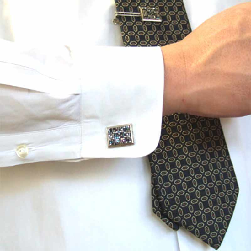 カフスボタン(シルバー)